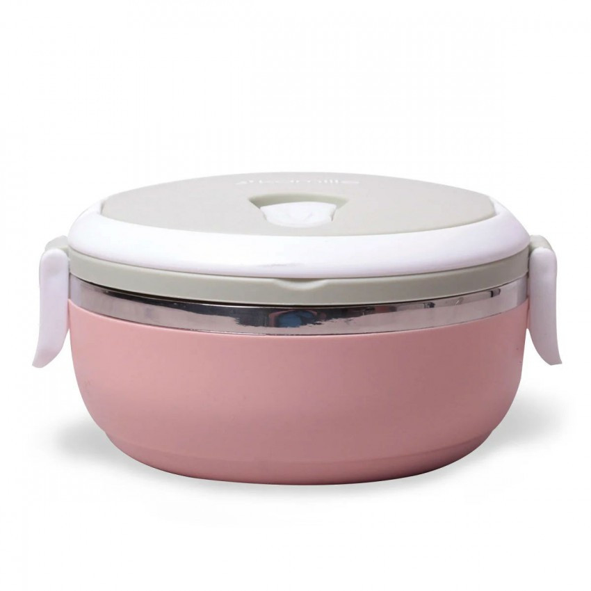 Ланч бокс 700 мл Kamille 16.5 х 15 х 8 см рожевий KM-2115, фото 1