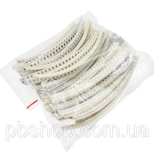 Резистори SMD 1206 1/4Вт 1250шт 5% 0Ом-10МОм