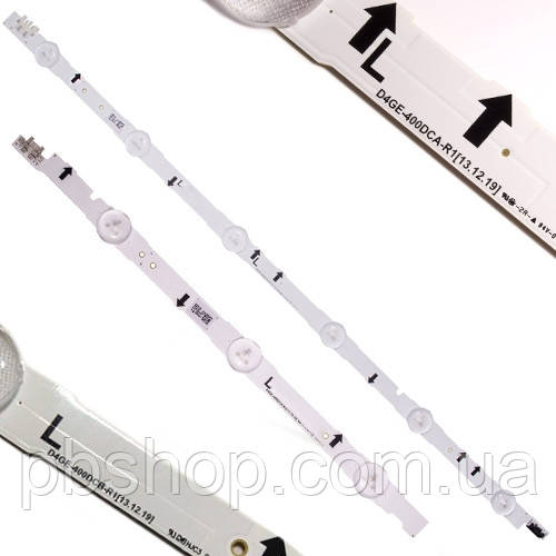 LED планка лампа підсвітки РК ТБ 40 D4GE-400DCA-R1 D4GE-400DCB-R1, 10шт комплект