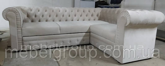Диван Честер кутовий (розкладний дельфін) 253х205х85, фото 4