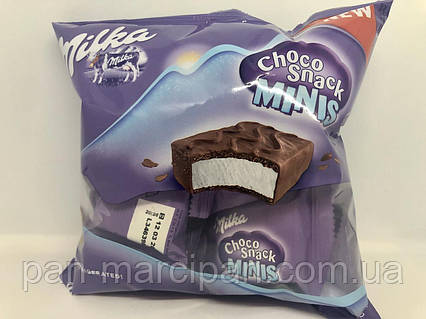 Набір шоколадних батончиків Milka Choco Snack Minis 8 шт 128 г