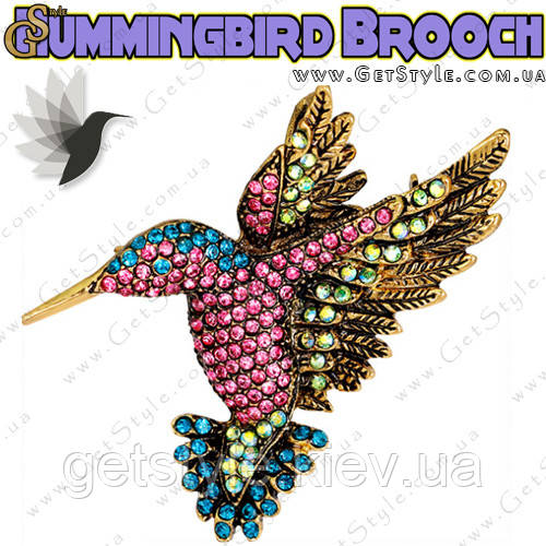 Брошка Колібрі — "Hummingbird Brooch" подарункове паковання