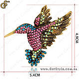 Брошка Колібрі — "Hummingbird Brooch" подарункове паковання, фото 5