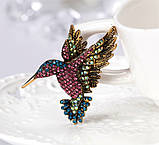 Брошка Колібрі — "Hummingbird Brooch" подарункове паковання, фото 4