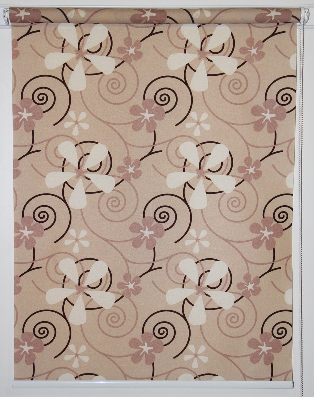 Рулонна штора Квити Коричневий, фото 1