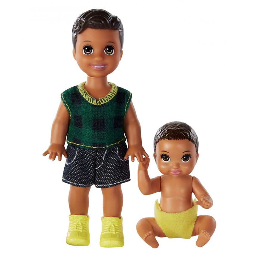 Ляльки Брати та сестри серії Догляд за малюками Barbie GFL30