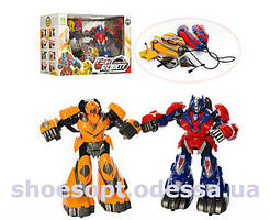 Роботи боксери на радіокеруванні Оптимус і Бамблбі, їздять, акумулятор, світло, звук