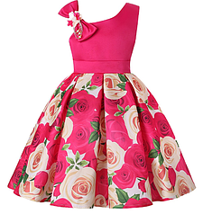 Ошатне святкову сукню для ледіElegant raspberry dress on one shoulder.