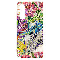 Чехол для Huawei P30 силиконовый противоударный Gelius Flowers Tropic