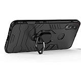 Ударостійкий чохол Transformer Ring під магнітний тримач для Samsung Galaxy A10s A107 2019 Чорний, фото 2