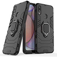 Ударостійкий чохол Transformer Ring під магнітний тримач для Samsung Galaxy A10s A107 2019 Чорний