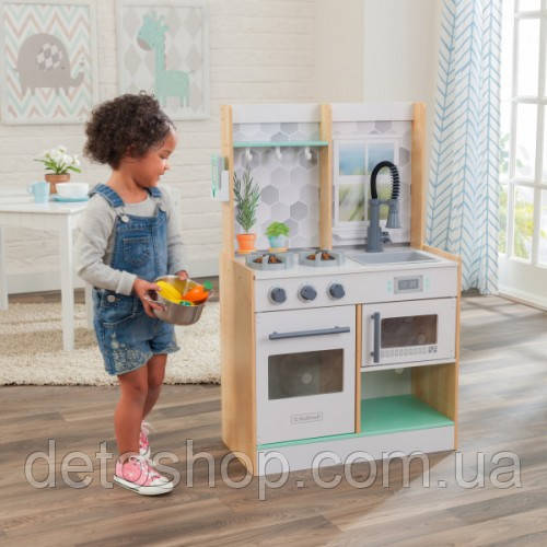 Kidkraft let's cook wooden play kitchen hotsell