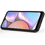 Ударостійкий чохол Transformer Ring під магнітний тримач для Samsung Galaxy A10s A107F Сірий/Metal slate, фото 2