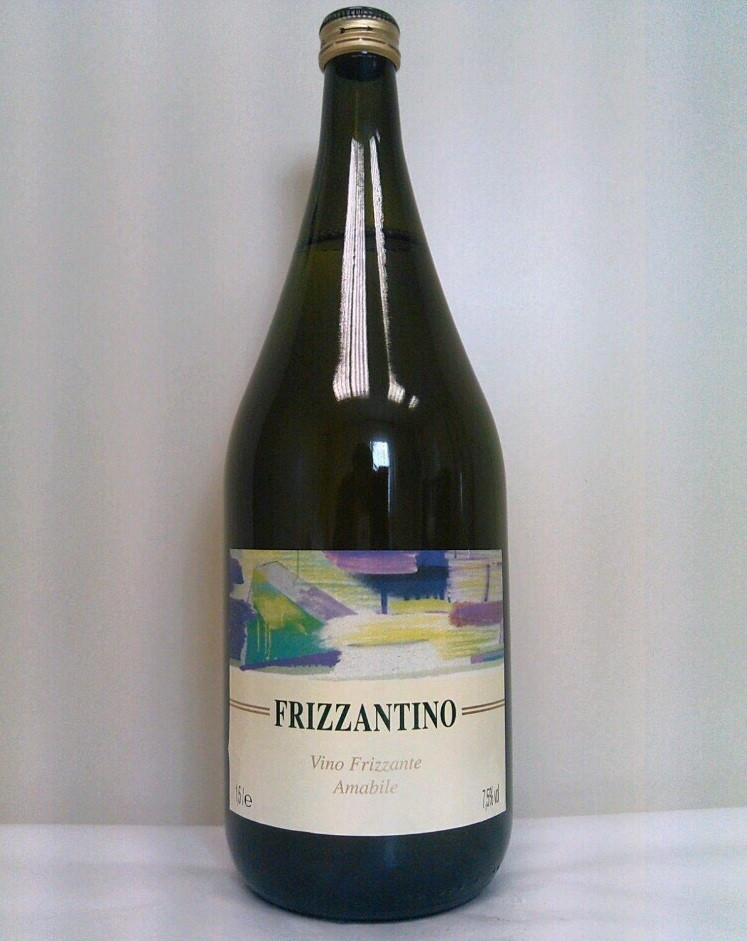 Вино біле ігристе Фризантино Frizzantino Vino Frizzante Amabile 1,5 л Спирт 7,5% Італія