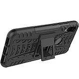 Протиударний двошаровий чохол Shield для Xiaomi Redmione 7/ note 7 pro/ note 7s з підставкою зелений, фото 3