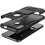 Протиударний двошаровий чохол Shield для Xiaomi Redmione 7/ note 7 pro/ note 7s з підставкою зелений, фото 4