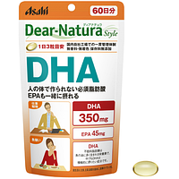 Asahi Dear Natura DHA (350 мг) EPA (45 мг) рыбий жир 180 капс на 60 дней