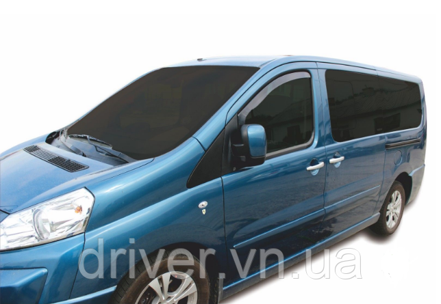 Дефлектори вікон вставні Fiat Scudo / Peugeot Expert / Citroen Jumpy 4D 2007-> 2шт
