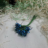 Тичинки для квітів Гострі синьо-блакитні