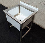 Ванна мийна 600х800х850 мм зварна односекційна, фото 2