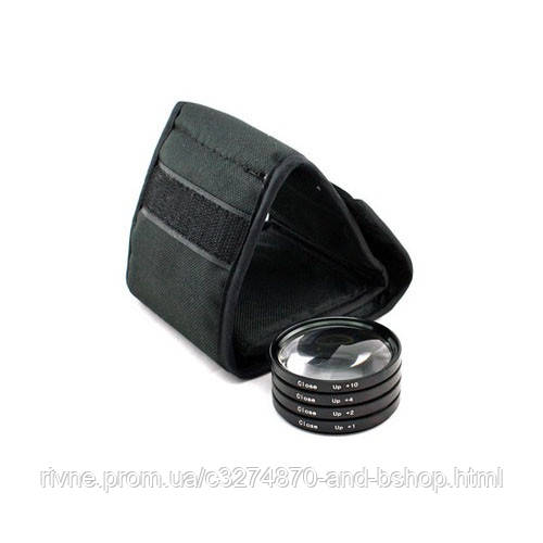 Набір макролінз 49мм Close-up, +1+2+4+10, макро, фото 1