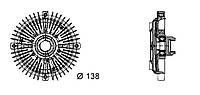 Муфта вентилятора BMW 3 (E36), BMW 6 (E24), BMW 5 (E39) вискомуфта