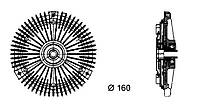 Муфта вентилятора MERCEDES E-CLASS (S124), (W124) вискомуфта