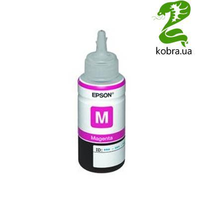 Чорнило EPSON (T6643) L100/L200/L210 (Magenta) (C13T66434A) 70 г