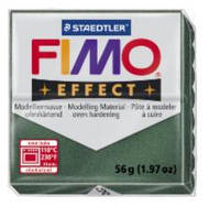Полимерная глина FIMO Effect металлик зеленый опал 58