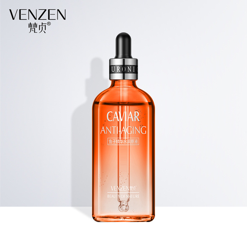 Сироватка для обличчя з чорною ікрою VENZEN CAVIAR Anti-Aging (100мл), фото 1