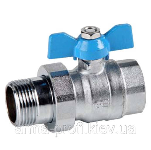 Кран кульовий з американкою Genebre 3046 Ду 15