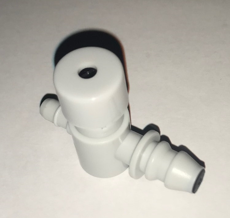 Клапан Microlife ОРИГІНАЛ самоспускний регульований на грушу для напівавтоматичного тонометра, фото 1