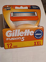 Змінні картриджі для гоління Gillette Fusion (12 шт.)