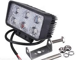 Світлодіодна фара робочого світла 18W/6pcs*3W Ближнє світло лід фара, фото 1