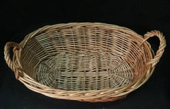 Кошик із лози плетений для подавання хліба, цукерок на стіл