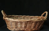 Кошик із лози плетений для подавання хліба, цукерок на стіл, фото 3