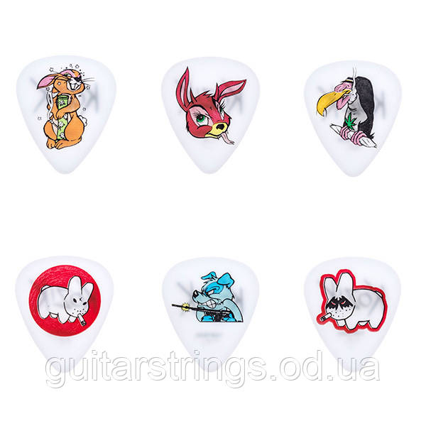 Набор медиаторов Dunlop BL109T073 Frank Kozik Signature Medium 0.73 mm 6 pcs - фото 3 - id-p1101168950