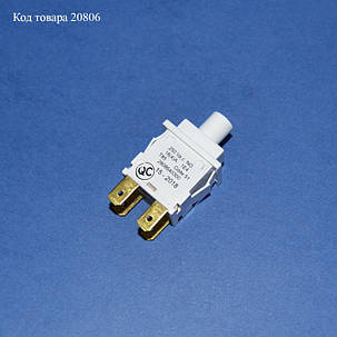 Мережева кнопка для пральної машини Beko T85 2808540300 (зі світлодіодом), фото 1