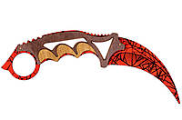 Нож Керамбит (Crimson web) из CS GO, фото 1
