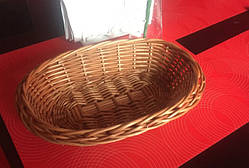 Кошик плетений на стіл для подавання хліба, печива 28*17*7