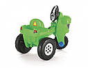 Дитячий велосипед-трактор на педалях Step 2 FARM TRACTOR зелений 71х75х52 см, фото 2