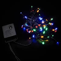 Гирлянда 200 LED 18м микс, черный провод RD-7130 | Новогодние гирлянды |