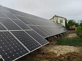 Сетевая солнечная электростанция 31,8 кВт установлена в г. Сумы Сумская область