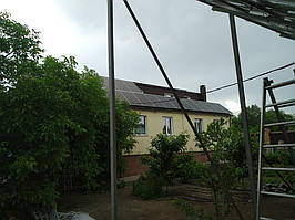 Сетевая солнечная электростанция 31,8 кВт установлена в г. Сумы Сумская область 9