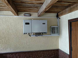 Сетевая солнечная электростанция 31,8 кВт установлена в г. Сумы Сумская область 11