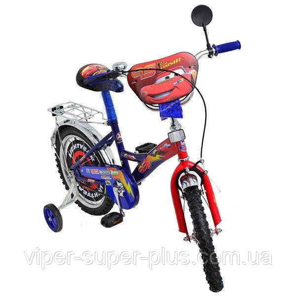 Дитячий велосипед Mustang Тачки 20 дюймів Синьо-червоний, 2015, фото 1