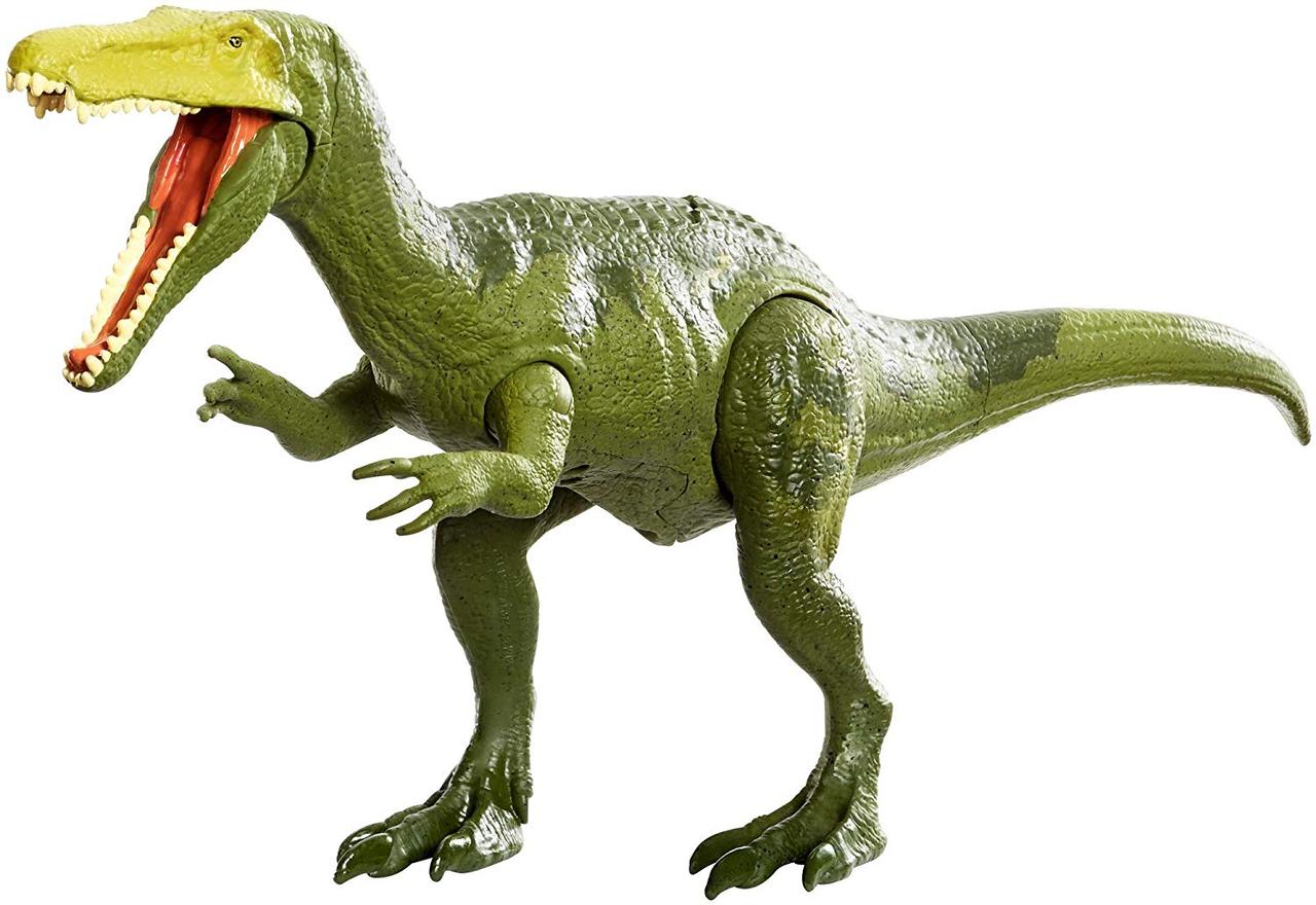 Іграшка динозавр баріоонікс зі звуковим ефектом Jurassic World Roarivores Baryonyx Юрський світ Mattel, фото 1