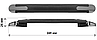 Ручка для валізи РЧ - 23 чорна (гума, метал L=240мм), фото 3