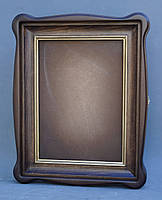 Фігурний кіот для ікони з внутрішньою дерев'яною рамою., фото 4