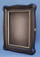 Фігурний кіот для ікони з внутрішньою дерев'яною рамою., фото 7